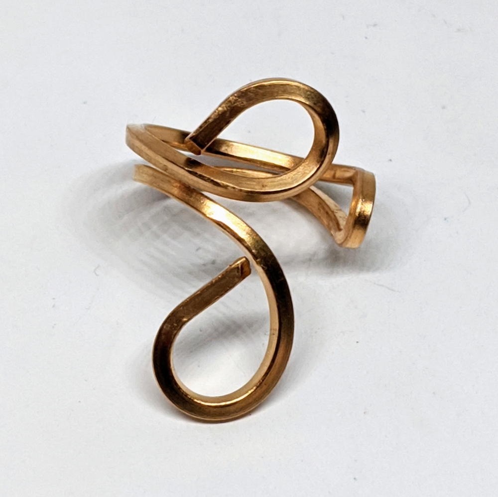 Handcrafted Bronze Statement Ring